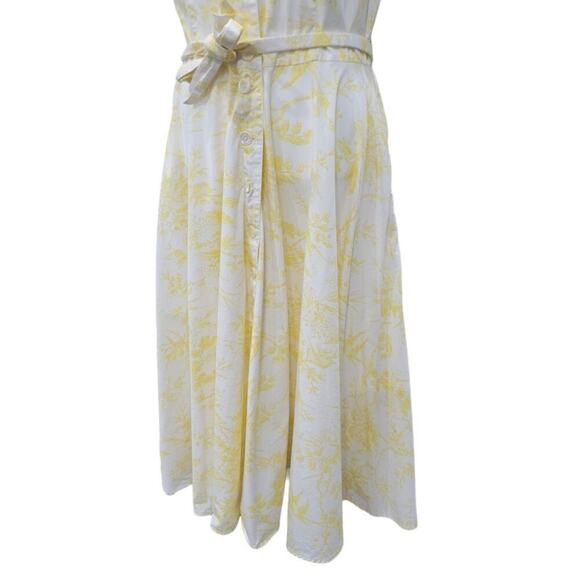 J. Peterman Women's Vintage Toile De Juy Sleeveless Cotton Midi Dress Size 10 - Picture 3 of 16